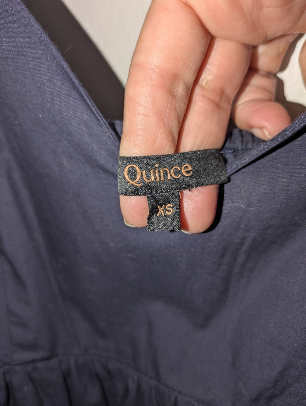Quince Black Maxi Dress with Spaghetti Straps - Picture 7 of 7